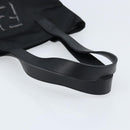 FENDI Tote Bag Nylon Black Silver Auth 173802-7