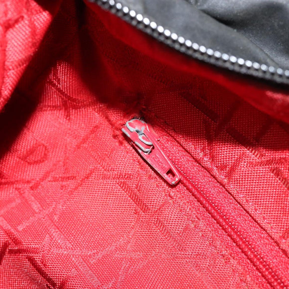 Christian Dior Lady Dior Handtasche Nylon Rosa Gold Auth 173806
