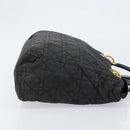 Christian Dior Lady Dior Handtasche Nylon Rosa Gold Auth 173806-3