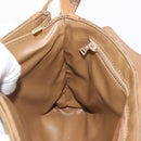 CELINE Macadam Canvas Shoulder Bag PVC Beige Gold Auth 173810-21