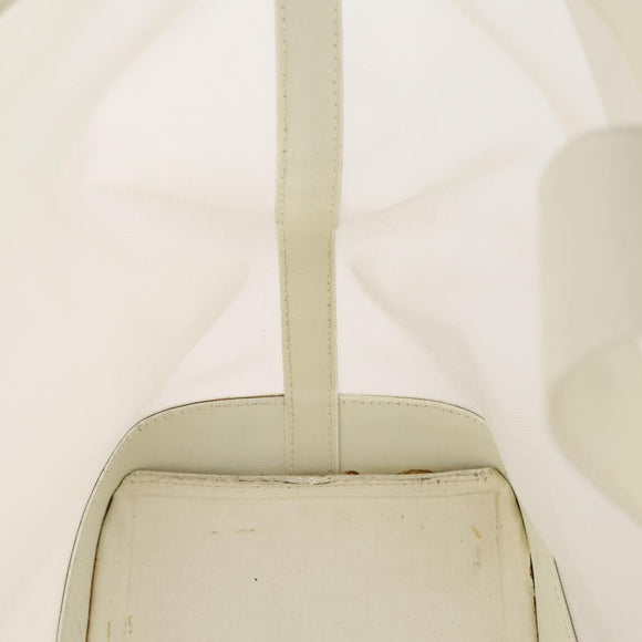 Gianni Versace mesh Tote Bag Nylon White Auth 173811