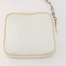 Gianni Versace mesh Tote Bag Nylon White Auth 173811-19