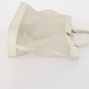 Gianni Versace mesh Tote Bag Nylon White Auth 173811-3