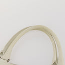 Gianni Versace mesh Tote Bag Nylon White Auth 173811-8