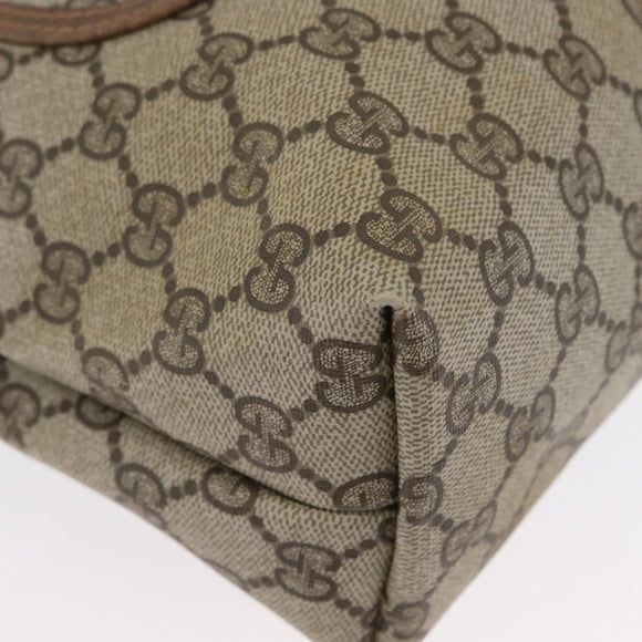 GUCCI GG Supreme Web Sherry Line Bag PVC Beige Red Green 39 02 003 Auth 173817