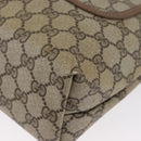 GUCCI GG Supreme Web Sherry Line Bag PVC Beige Red Green 39 02 003 Auth 173817-14