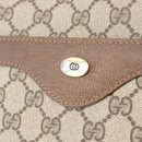 GUCCI GG Supreme Web Sherry Line Bag PVC Beige Red Green 39 02 003 Auth 173817-17