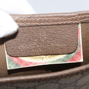 GUCCI GG Supreme Web Sherry Line Bag PVC Beige Red Green 39 02 003 Auth 173817-18