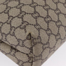 GUCCI GG Plus Supreme Web Sherry Line Tote Bag PVC Beige Red Green Auth 173818-10