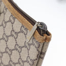 GUCCI GG Plus Supreme Web Sherry Line Tote Bag PVC Beige Red Green Auth 173818-15
