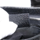 GUCCI GG Canvas Shoulder Bag Black Silver 122793 Auth 173821-12