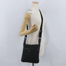 GUCCI GG Canvas Shoulder Bag Black Silver 122793 Auth 173821-24