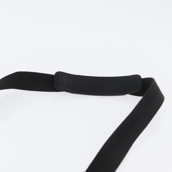 GUCCI GG Canvas Shoulder Bag Black Silver 122793 Auth 173821
