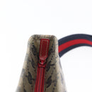 GUCCI GG Crystal Sherry Line Bag Coated Canvas Navy Gold 189749 Auth 173822-10