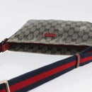 GUCCI GG Crystal Sherry Line Bag Coated Canvas Navy Gold 189749 Auth 173822-7