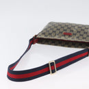 GUCCI GG Crystal Sherry Line Bag Coated Canvas Navy Gold 189749 Auth 173822-8
