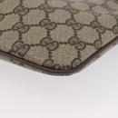 GUCCI GG Supreme Web Sherry Line Bag PVC Beige Gold 904 02 047 Auth 173823-15