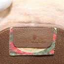 GUCCI GG Supreme Web Sherry Line Bag PVC Beige Gold 904 02 047 Auth 173823-19