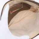 GUCCI GG Supreme Web Sherry Line Bag PVC Beige Gold 904 02 047 Auth 173823-10