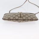 GUCCI GG Supreme Web Sherry Line Bag PVC Beige Gold 904 02 047 Auth 173823-5