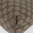GUCCI GG Supreme Web Sherry Line Tote Bag PVC Beige Red 39 02 003 Auth 173826-13