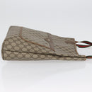 GUCCI GG Supreme Web Sherry Line Tote Bag PVC Beige Red 39 02 003 Auth 173826-4