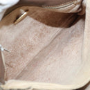 GUCCI GG Plus Supreme Shoulder Bag PVC Beige Gold Auth 173828-11