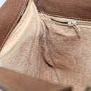 GUCCI GG Plus Supreme Shoulder Bag PVC Beige Gold Auth 173828-19