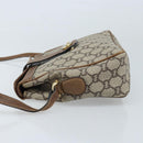 GUCCI GG Plus Supreme Shoulder Bag PVC Beige Gold Auth 173828-4