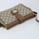 GUCCI GG Plus Supreme Shoulder Bag PVC Beige Gold Auth 173828-6