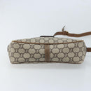 GUCCI GG Plus Supreme Shoulder Bag PVC Beige Gold Auth 173828-5