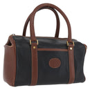 GUCCI Hand Bag Leather Black Gold 000 101 0140 Auth 173829-1