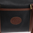 GUCCI Hand Bag Leather Black Gold 000 101 0140 Auth 173829-17