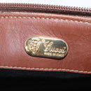 GUCCI Hand Bag Leather Black Gold 000 101 0140 Auth 173829-18