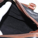 GUCCI Hand Bag Leather Black Gold 000 101 0140 Auth 173829-21