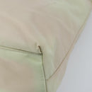PRADA Shoulder Bag Nylon Ivory Silver Auth 173830-9