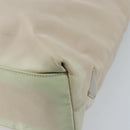 PRADA Shoulder Bag Nylon Ivory Silver Auth 173830-15