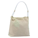 PRADA Shoulder Bag Nylon Ivory Silver Auth 173830-1