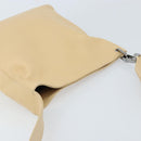 GUCCI Shoulder Bag Leather Beige Silver 91761 Auth 173831-6