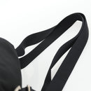 PRADA Backpack Nylon Black Silver Auth 173833-15