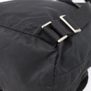 PRADA Backpack Nylon Black Silver Auth 173833-18