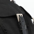 PRADA Backpack Nylon Black Silver Auth 173833-9