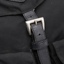 PRADA Backpack Nylon Black Silver Auth 173833-9