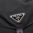 PRADA Backpack Nylon Black Silver Auth 173833-20