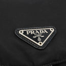 PRADA Backpack Nylon Black Silver Auth 173833-21