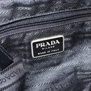 PRADA Backpack Nylon Black Silver Auth 173833-22