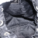 PRADA Backpack Nylon Black Silver Auth 173833-11