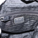 PRADA Backpack Nylon Black Silver Auth 173833-11
