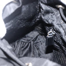 PRADA Backpack Nylon Black Silver Auth 173833-24