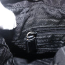 PRADA Backpack Nylon Black Silver Auth 173833-25